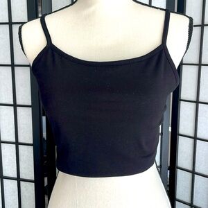 NWT Active Basic Lined Cropped Cami Tank Top Camisole Sports Bra Crop Top